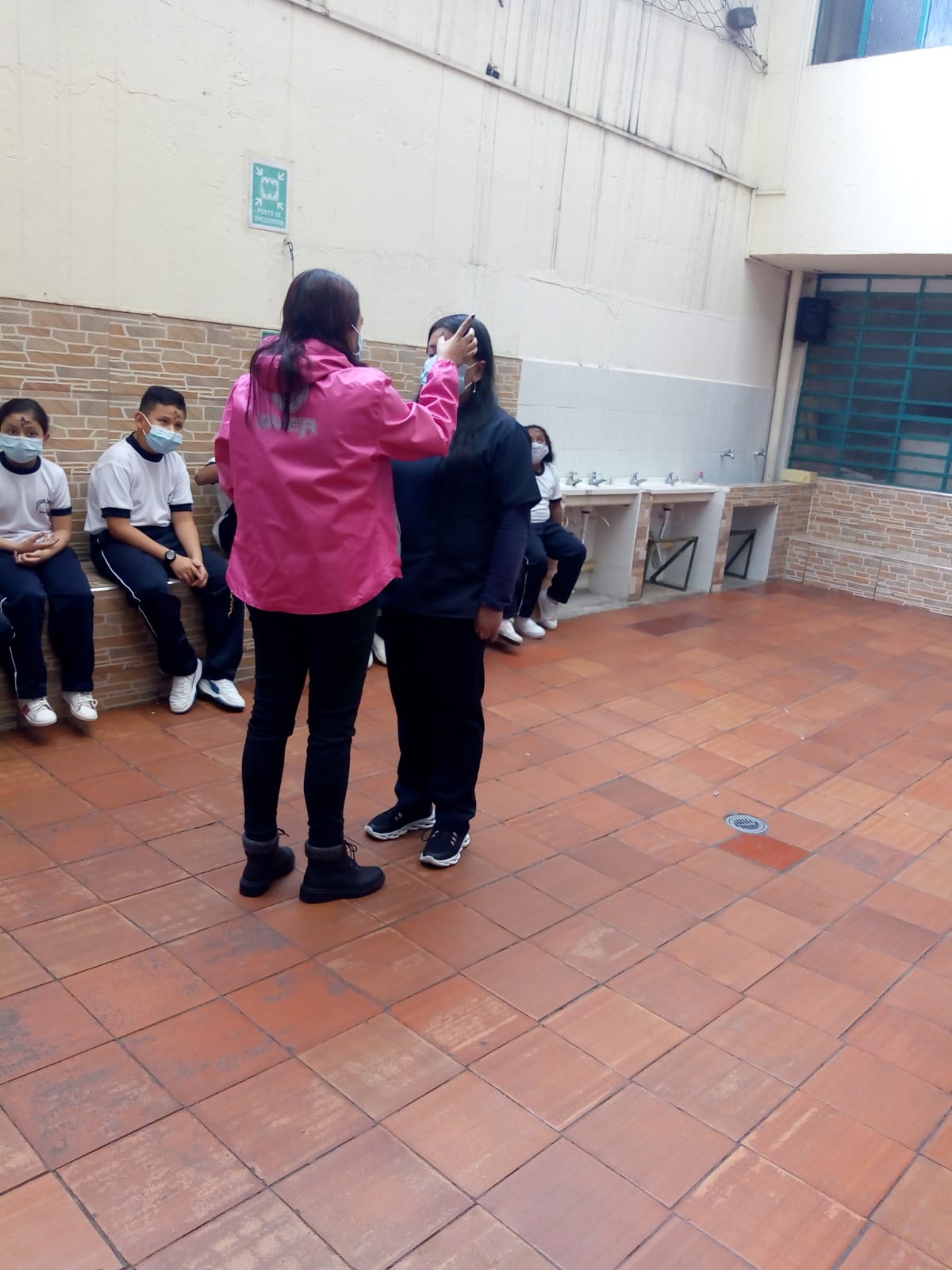 Imposición de Ceniza en el Colegio Aurelio Baldor.